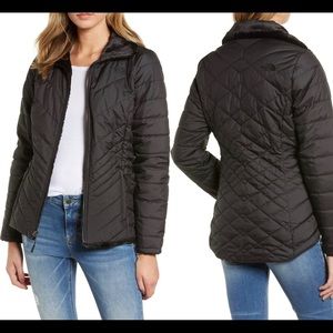 North face fleece lined reversible jacket